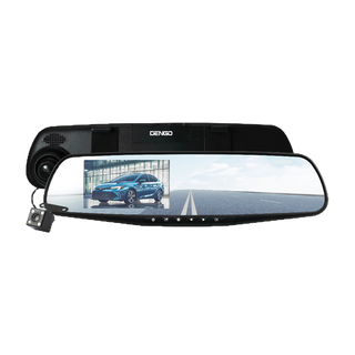 [1158.- EA36TZERYG] DENGO Auto Mirror Wifi กล้องติดรถยนต์ FHD จอซ้าย-เลนส์ขวา 2 กล้อง กระจกมองหลังตัดแสง ประกัน 1 ปี