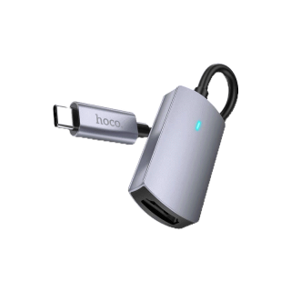 HOCO UA20 ตัวแปลงสัญญาณ Type-C to HDMI เชื่อมต่อภาพเเละเสียงขึ้นจอ 4K HD / 30Hz 3840x2160P มือถือ แท็บเล็ต โน้ตบุ้ค hc5