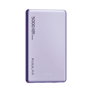 Kuulaa พาวเวอร์ซัพพลายแม่เหล็กไร้สาย 5000mAh Magsafe 20W ชาร์จเร็ว บางพิเศษ สําหรับ iphone 14 Apple 13 12