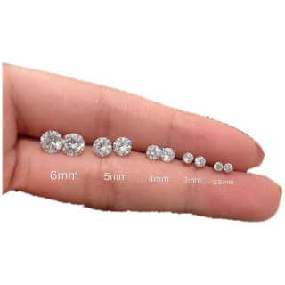 ต่างหูสตั๊ด เงินแท้ S925 ประดับเพชร เพทาย สี่แฉก เรียบง่าย สไตล์คลาสสิก สําหรับผู้หญิง
