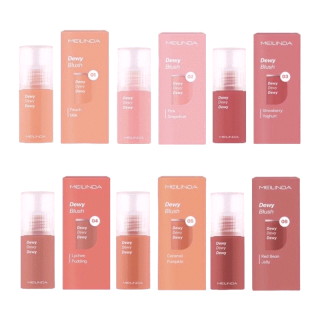 MEILINDA EXTRAORDINARY DEWY BLUSH MC 5092 เมลินดา เอ็กตร้าออดินารี่ ดิววี่ บลัช บลัชออน เนื้อครีม เนื้อลิควิดd