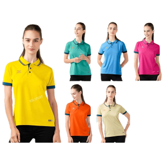 โปรโมชั่น : ใหม่ เสื้อโปโลผู้หญิง CADENZA คาเดนซ่า รุ่น CDL-8 Y ผ้า Micro polyester 100% ใส่บาย สีเหลืองฟ้าชมพูส้มขาวเขี...