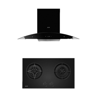 โปรโมชั่น : ชุดเซต 2 ชิ้น EVE เครื่องดูดควันติดผนัง และเตาแก๊ส 2 หัว แบบฝัง HC-ECLIPSE-90HB78-2BCCBG