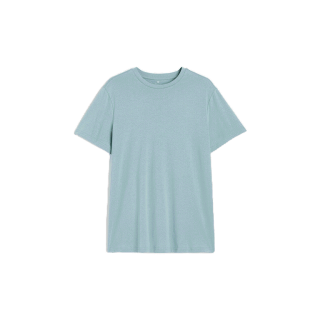 H&M เสื้อยืดคอกลมทรงพอดีตัว Man Regular Fit Round-neck T-shirt 0685816_9