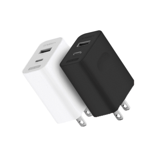 [รับประกัน 1 ปี] Orsen by Eloop C15 หัวชาร์จเร็ว PD 30W | QC 22.5W 2 Port USB Type C Adapter Fast Charge