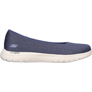 Skechers สเก็ตเชอร์ส รองเท้าผู้หญิง Women On-The-GO Flex Cherished Walking Shoes - 136530-NVY Air-Cooled Goga Mat Stretch Fit, Machine Washable, Ortholite, Stretch Fit, Ultra Go