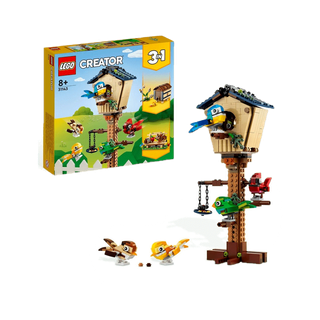 LEGO Creator 3in1 31143 Birdhouse Building Toy Set (476 Pieces)