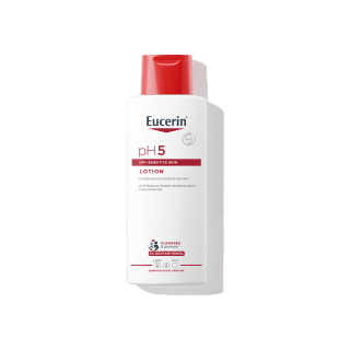 Eucerin pH5 Dry Sensitive Skin Lotion 250ml (ยูเซอริน โลชั่นบำรุงผิว สำหรับผิวแห้ง บอบบางแพ้ง่าย บำรุงผิวนุ่มชุ่มชื้น)