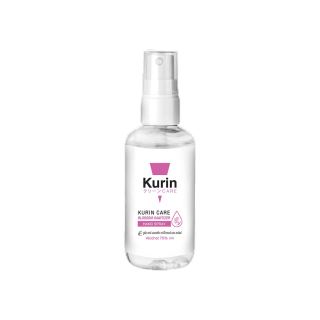 kurin care alcohol hand spray สเปรย์แอลกอฮอล์ 70% ขนาด 100ml.สูตร Blossom