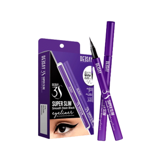 (1ชิ้น) Deesay 3S super slim smooth stain black eyeliner เส้นบางพิเศษ0.01mm