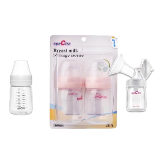 ขวดเก็บน้ำนม Spectra ขวดนม คอกว้าง #ต่อกับกรวยปั๊มนมได้ ขนาด 5oz