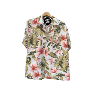 เสื้อฮาวาย Freesize V.2 เสื้อเชิ้ต hawaii เชิ๊ตเกาหลี สินค้ามาใหม่ ผ้านิ่มใส่สบาย พร้อมส่ง
