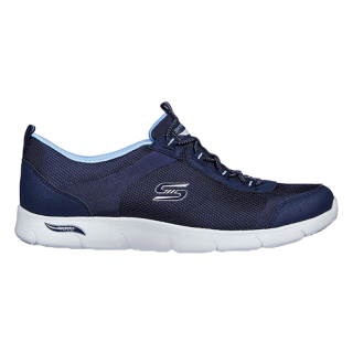 Skechers สเก็ตเชอร์ส รองเท้าผู้หญิง Women Sport Active Arch Fit Refine Her Ace Shoes - 104391-NVBL Arch Fit, Machine Washable, Vegan (K.W Live)