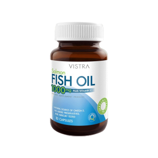 VISTRA Salmon Fish Oil 1000mg ผลิตภัณฑ์เสริมอาหาร 20 tablets