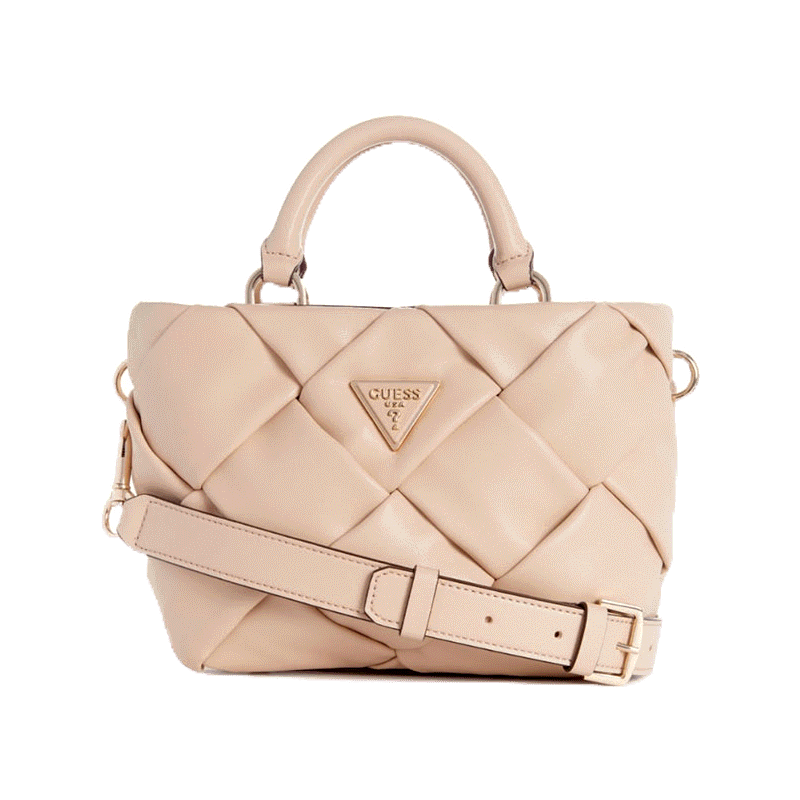 GUESS กระเป๋าสะพายผู้หญิง รุ่น WG898676 ZAINA MINI SATCHEL สีขาว