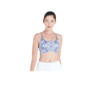 Wakingbee Two Way Bra (Blue Fern) สปอร์ตบรา ออกกำลังกาย โยคะ ฟิตเนส ปรับสายได้