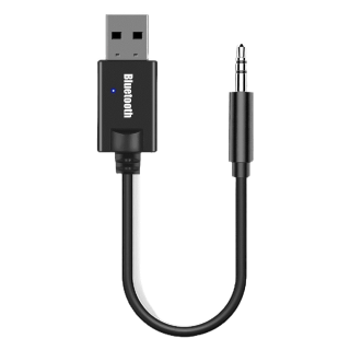 โปรโมชั่น : อะแดปเตอร์ 3 . 5 มม . Mini Usb กับ Aux แจ็ครับสัญญาณบลูทูธไร้สายสําหรับเครื่องเสียง Mp3 Music Keyboard Fm Radio Speaker