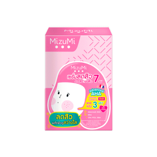 MizuMi AHA BHA Acne Serum (6g x 6ซอง) เซรั่มลดสิว เผยผิวดูเนียนเรียบ ผิวสว่าง ดุจเปิดไฟให้ผิว