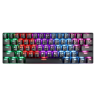 โปรโมชั่น : คีย์บอร์ดเกมมิ่ง Tsunami JX-61 60% Compact Mechanical Gaming Keyboard รับประกันสินค้า 1 ปี