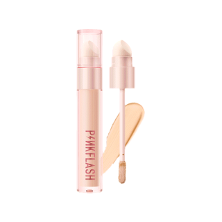 Pinkflash BeautyFilter ใหม่ แปรงคอนซีลเลอร์ เนื้อลิขวิด ไร้รอยต่อ ไร้ที่ติ พร้อมเครื่องมือ ระบายอากาศ ให้ความชุ่มชื้น ไม่ทําให้เกิดอาการแพ้ ติดทนนาน ไม่ย่น 5 เฉดสี