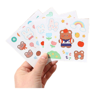 Easyhouse Sticker สติ๊กเกอร์ไดคัต สุดน่ารัก สติ๊กเกอร์ กันน้ำ PVC สติ๊กเกอร์ลายการ์ตูน ขนาด8.5*18.5ซม.