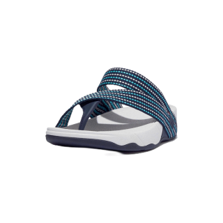 FITFLOP SLING รองเท้าแตะแบบหูหนีบผู้ชาย รุ่น H06-455 สี NAVY/WHITE