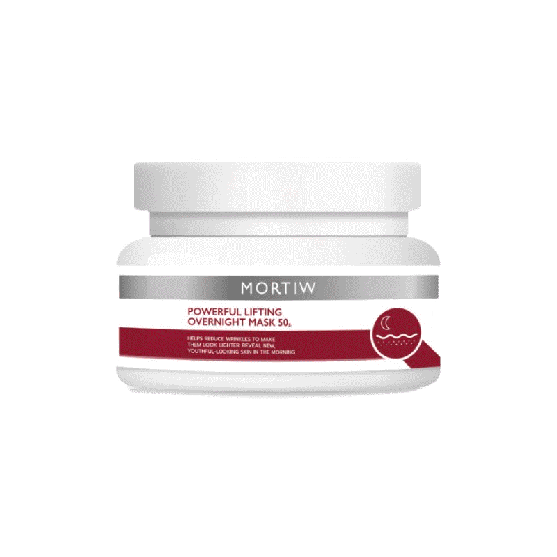 MORTIW หมอทิว Powerful Lifting Overnight Mask สลิปปิ้งมาส์ค สูตรลดริ้วรอย หน้าเด็ก ฝ้า กระ จุดด่างดำ 50 g.