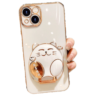 โปรโมชั่น : เคสโทรศัพท์ iPhone 11 11 Pro 11 Pro Max 12 12 Pro 12 Pro Max 13 13 Pro 13 Pro Max 14 14 Plus 14 Pro 14 Pro Max เคสโทรศัพท์ เคสโทรศัพท์พร้อมขาตั้งแมวกวัก Gong Xi Fa Cai