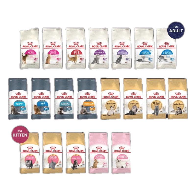 15ธค. เที่ยงวันเหลือเริ่มต้น 883.-  Royal canin โรยัลคานิน อาหารแมว ขนาด 4 กิโลกรัม ครบทุกสูตรและทุกช่วงวัย