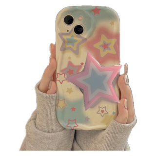 Ready StockVivo Y17s 4G Y21 Y22 Y20 Y16 Y02s Y33T V29E Y33S Y21T Y21S Y20i Y36 V25 Y12S Y20 Y17 Y15 Y12 Y95 Y93 Y91 Y15A Y35 V23 V25 V27 Cartoon Star Phone Case Soft Protection Back Cover
