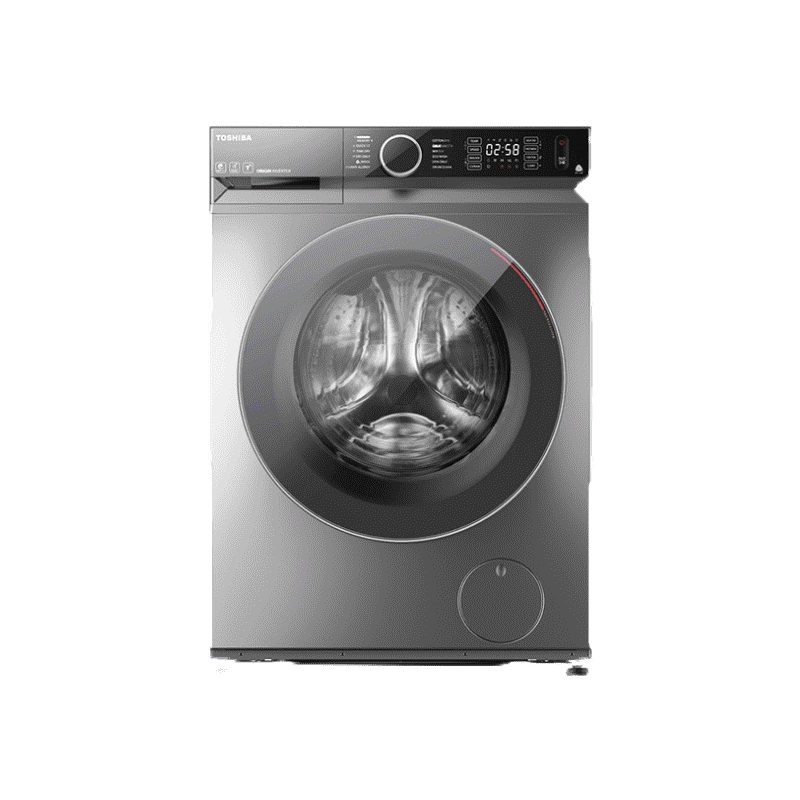 ซักอบจบเครื่องเดียว TOSHIBA เครื่องซักผ้าฝาหน้า รุ่น TWD-BM135GF4T(SK) ซัก12.5 KG.อบ 8kg.