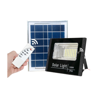 โปรโมชั่น : HomeMall ไฟโซล่าเซลล์ ไฟ led โซล่า กันน้ำกลางแจ้ง สว่างมาก 100W solar light LED โซล่าเซลไฟบ้าน โซล่าเซลล์ ไฟโซล่าเซลล์