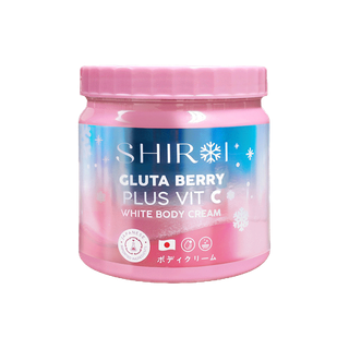 Shiroi Gluta Berry Plus Vit C White Body Cream 500g ชิโรอิ กลูต้า เบอร์รี่ พลัส วิตซี ไวท์ บอดี้ ครีม.