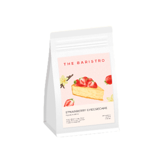 เมล็ดกาแฟ คั่วอ่อน - Strawberry Cheesecake The Baristro Signature