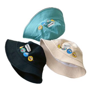 หมวกเด็ก 2-5 ขวบ หมวกบักเก็ตเด็ก แฟชั่น Bucket มีสายคล้องคาง MZ02