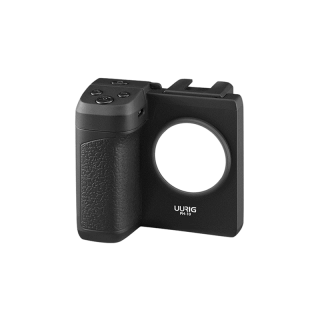 Uurig PH-10 ขาตั้งโทรศัพท์มือถือไร้สาย LED 1/4 นิ้ว กันสั่น พร้อมรีโมตคอนโทรล แบบเปลี่ยน สําหรับสมาร์ทโฟน Vlog เซลฟี่