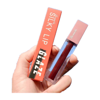 ลิปสติก Lameila ลิปเนื้อกำมะหยี่ เนื้อซอฟท์แมท ละมุนปาก สีสวย ติดทน ปากไม่แห้ง ลาเมล่า Silky Lip（116）