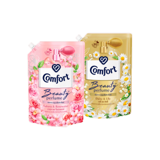 คอมฟอร์ท บิวตี้ เพอร์ฟูม น้ำยาปรับผ้านุ่ม 1000-1150 มล. x2 Comfort Beauty Perfume Softener 1000-1150 ml. x2