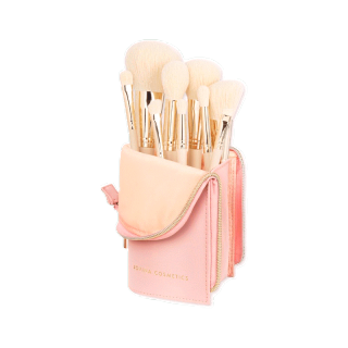  Jovina : Professional Brush Set : แปรงแต่งหน้า 𝟗 ด้าม 𝟏𝟏 หัว ปัดแก้ม เกลี่ยรองพื้น อายแชโดว์ เขียนคิ้ว ขนแปรงนุ่ม