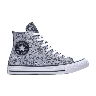 Converse รองเท้าผ้าใบ รุ่น CTAS Mini Leopard Print Hi Black/White - 572052CH1BKWT - สีดำ/ขาว ผู้หญิง