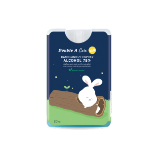 โปรโมชั่น : Double A Care Alcohol ขนาด 20 ml ลาย Cotton Bunny คละลาย 1 ชิ้น