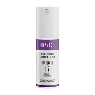 [ลดทันที 45 กรอกโค้ด MNV8XVV9] Gravich Retinol Complex Concentrate Serum 30 ml หยุดสัญญาณความแก่ เซรั่มเรตินอล 1.7%