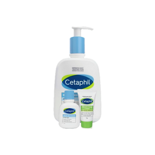 [เซตสุดคุ้ม] Cetaphil Gentle Skin Cleanser 500ml + เซตาฟิล เจนเทิล สกิน คลีนเซอร์ 29มล. + เซตาฟิล มอยส์เจอไรซิ่งครีม 15 กรัม