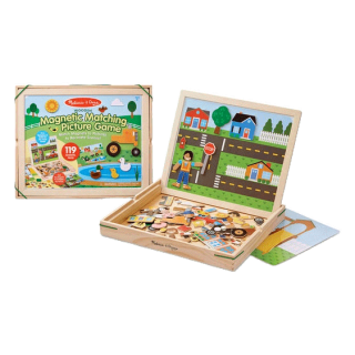 [แม่เหล็ก119ชิ้น] ชุดแม่เหล็กแมชชิ่งสร้างเรื่อง Melissa & Doug Magnetic Matching Picture Game รีวิวดีใน USA อย่างดีผ่านมาตรฐาน ของเล่น มาลิซ่า หลากรุ่น 9918/33012