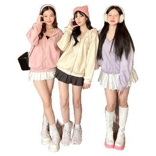 Choosedress A7140 Gummy Hoodie Sweater เสื้อกันหนาว สเวตเตอร์ฮู้ดดี้