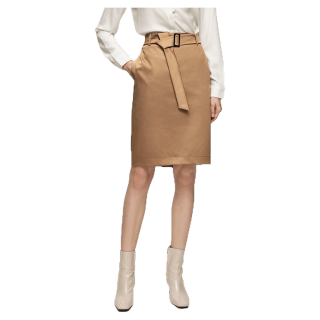 G2000 กระโปรงผู้หญิง ทรงดินสอ (ANKLE SKINNY SHAPE) รุ่น 2626375117 BROWN กระโปรง เสื้อผ้า เสื้อผ้าผู้หญิง