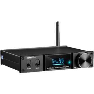 Aiyima D05 เครื่องขยายเสียงซับวูฟเฟอร์ดิจิทัล บลูทูธ 5.0 120W×2 HIFI ช่องสัญญาณ 2.1 แอมป์ USB DAC OLED รีโมต APTX
