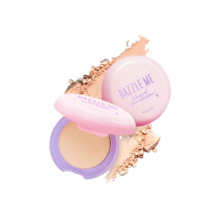 Dazzle Me Muse Pressed Foundation แป้งพัฟเนื้อบางเบา ติดทนตลอดทั้งวัน คุมมัน SPF 25 PA+++