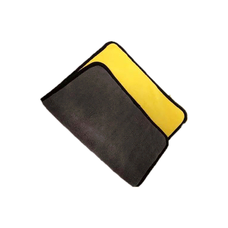 (5แถม2) ผ้าไมโครไฟเบอร์ microfiber ผ้าเช็ดรถ ผ้าเช็ดรถมอไซค์ ชนิดหนานุ่มพิเศษ 850GSM ขนาด 30x30 แถมฟรีฟองน้ำแว็ก 2ชิ้น