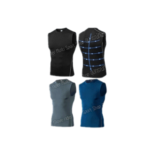 เสื้อรัดกล้ามเนื้อ แขนกุด Pro Combat Running Shirt body fit แท้100% เสื้อออกกำลังกาย เสื้อวิ่ง ฟิตเนส